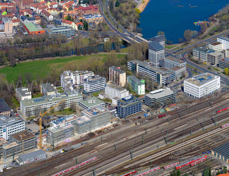 Luftaufnahme Bahnhofstraße in Nürnberg | Mittelfranken, Bayern