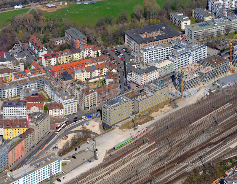Luftaufnahme Bahnhofstraße in Nürnberg | Mittelfranken, Bayern