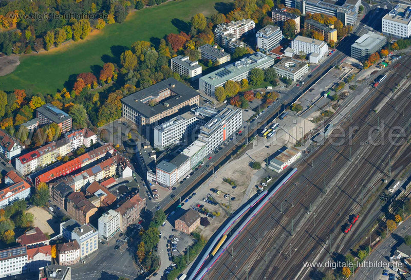 Luftaufnahme Bahnhofstraße in Nürnberg | Mittelfranken, Bayern