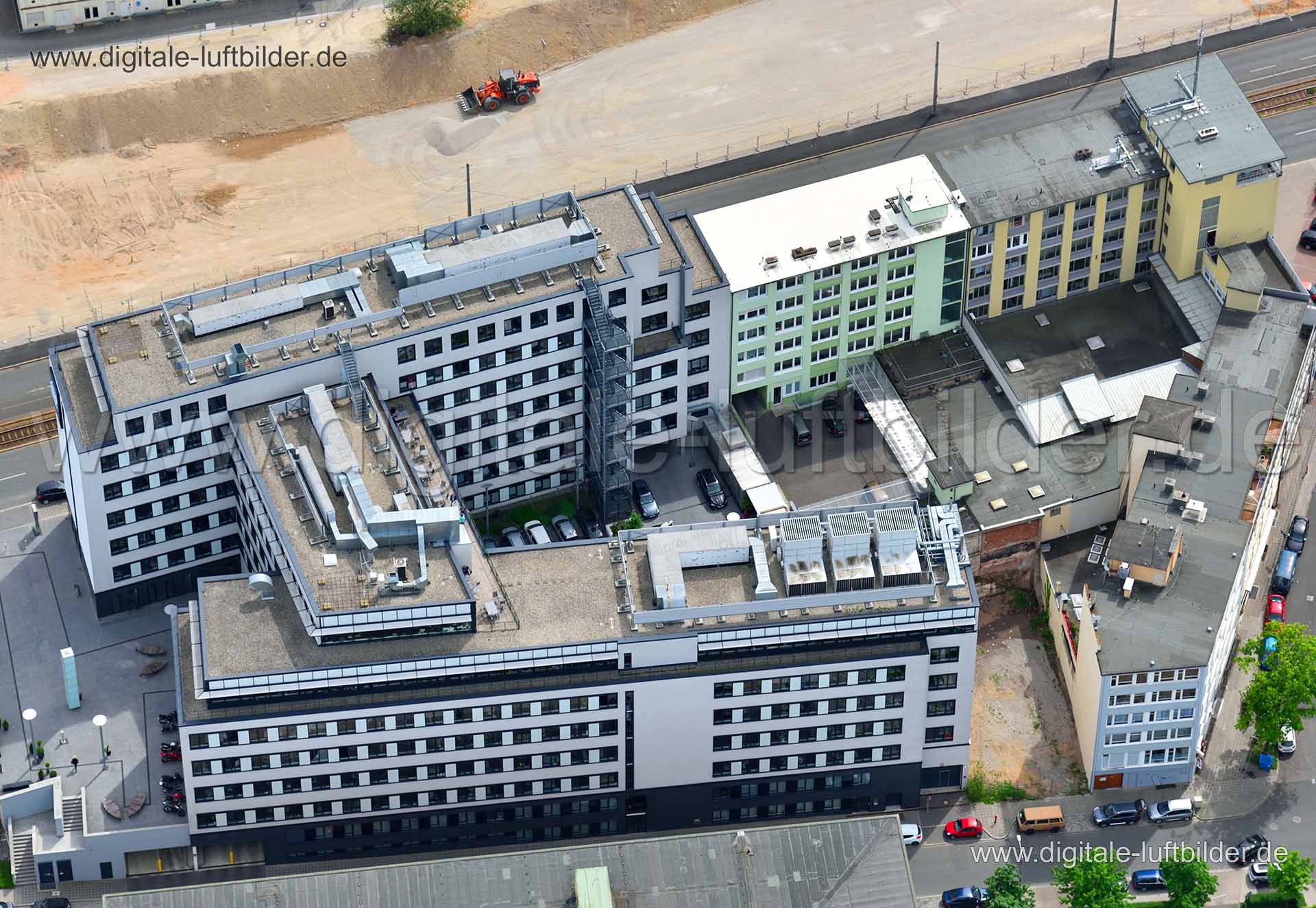 Luftaufnahme Bahnhofstraße in Nürnberg | Mittelfranken, Bayern