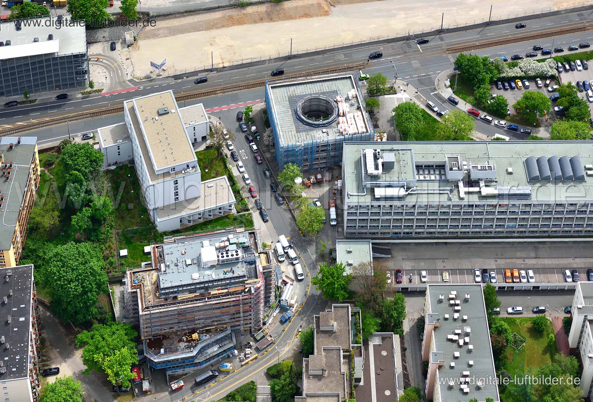 Luftaufnahme Bahnhofstraße in Nürnberg | Mittelfranken, Bayern