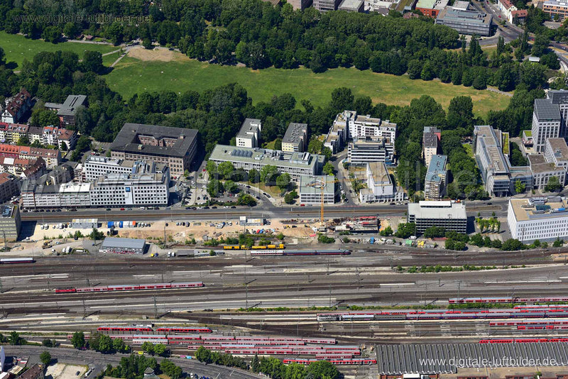Luftaufnahme Bahnhofstraße in Nürnberg | Mittelfranken, Bayern