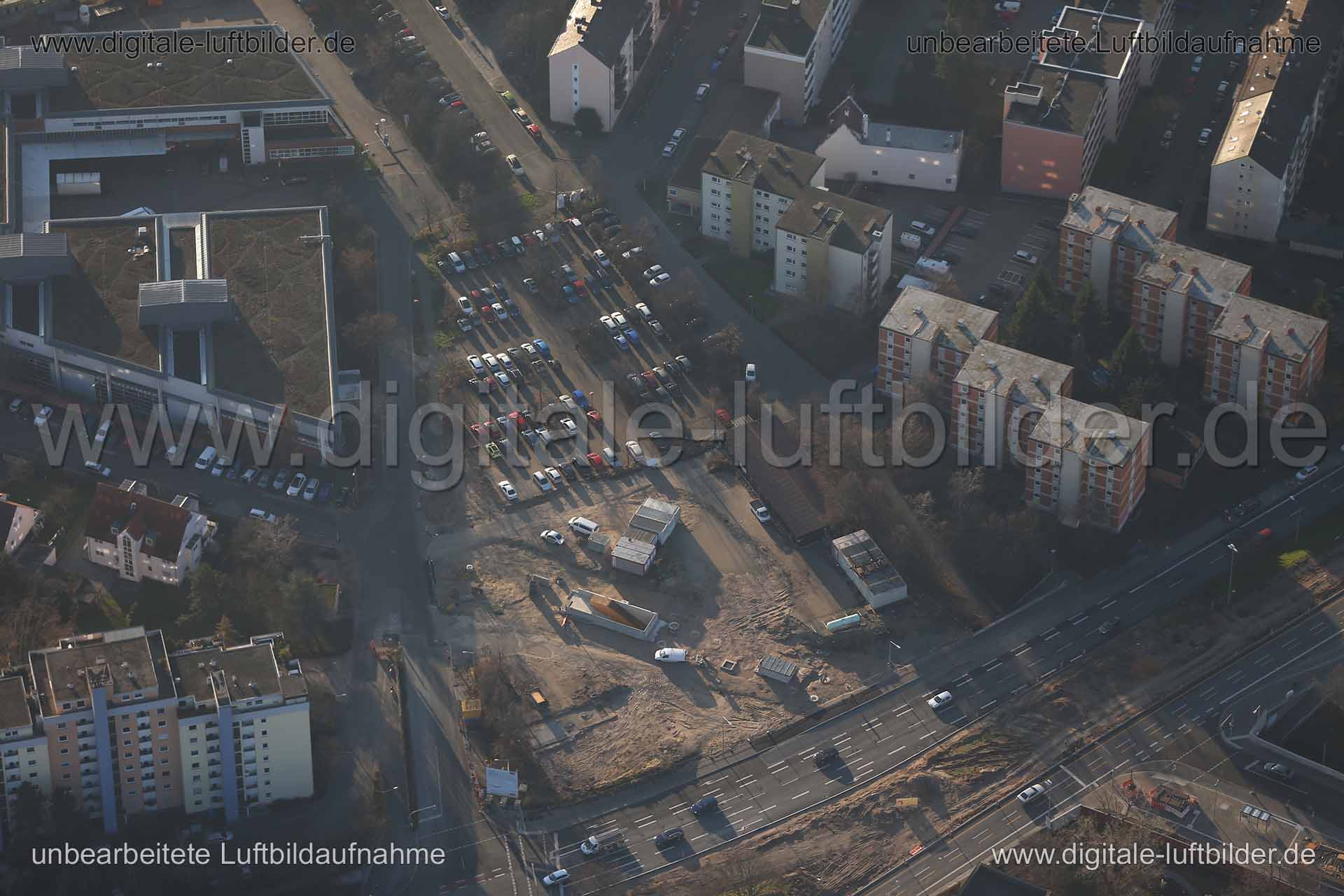 Luftaufnahme Baustelle in Nürnberg | Mittelfranken, Bayern
