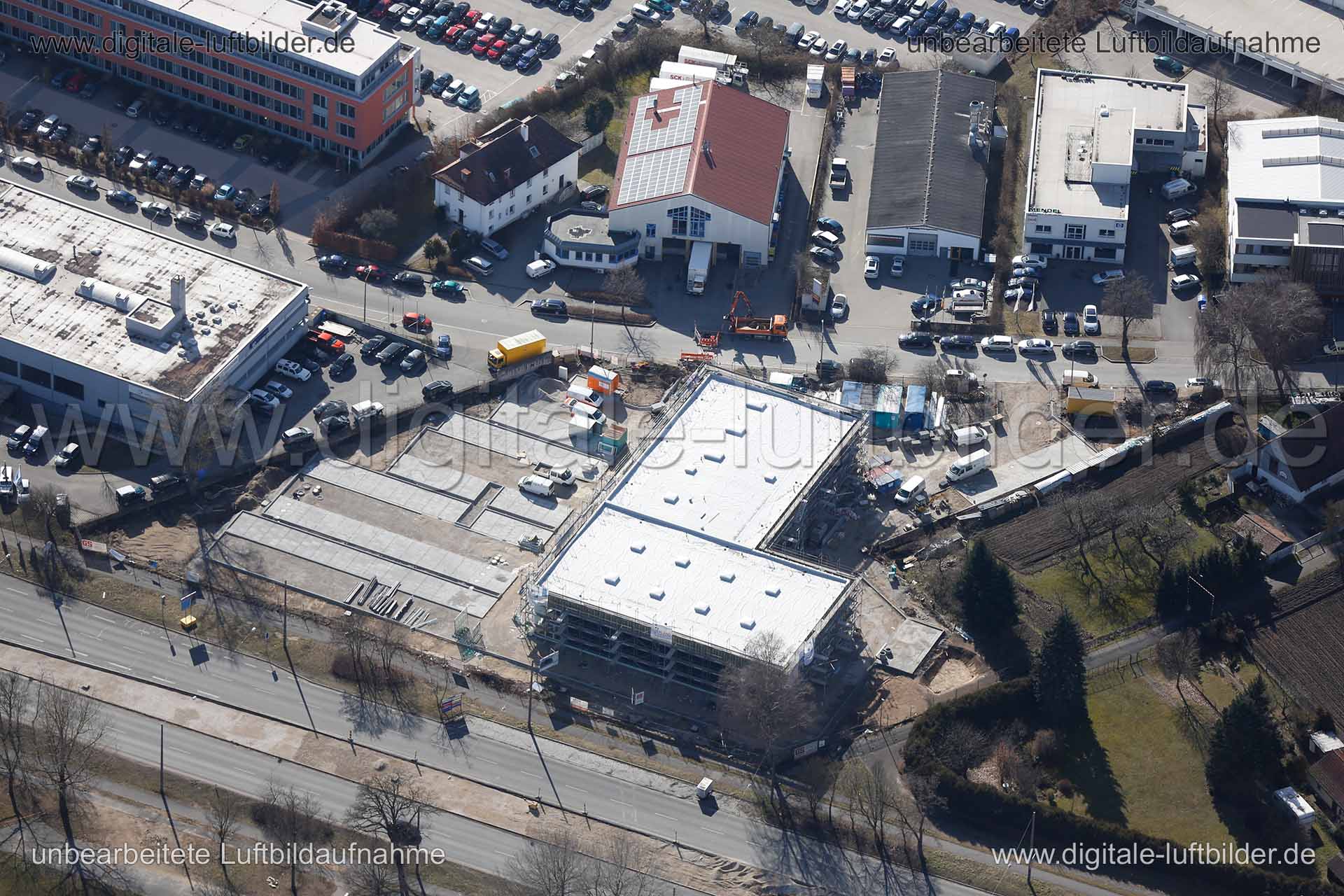 Luftaufnahme Baustelle Chrysler in Nürnberg | Mittelfranken, Bayern