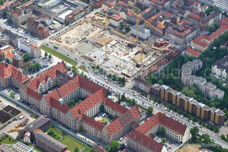 Luftaufnahme Baustelle Datev in Nürnberg | Mittelfranken, Bayern