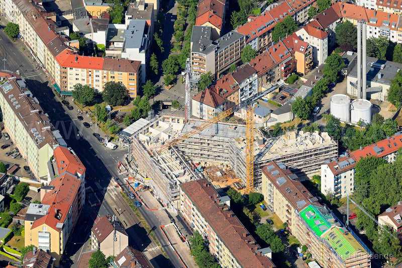 Luftaufnahme Baustelle Park Lane in Nürnberg | Mittelfranken, Bayern