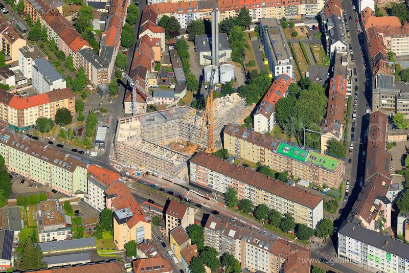 Luftaufnahme Baustelle Park Lane in Nürnberg | Mittelfranken, Bayern