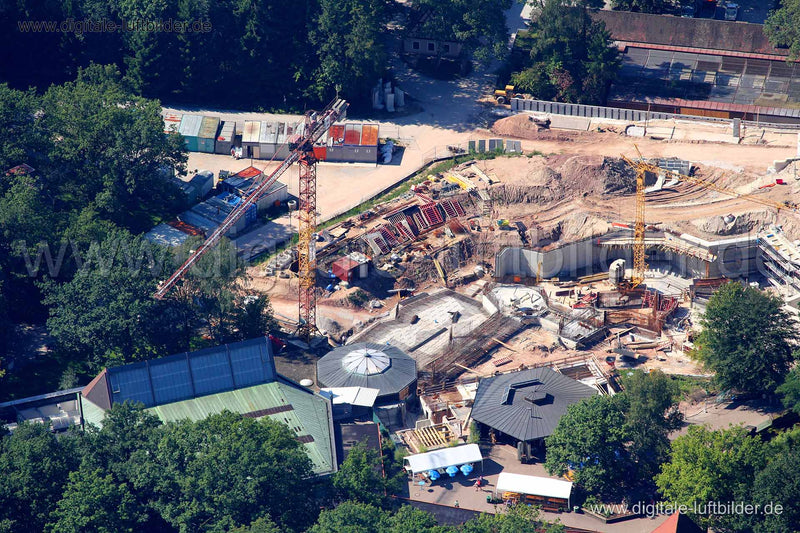 Luftaufnahme Baustelle Tiergarten in Nürnberg | Mittelfranken, Bayern