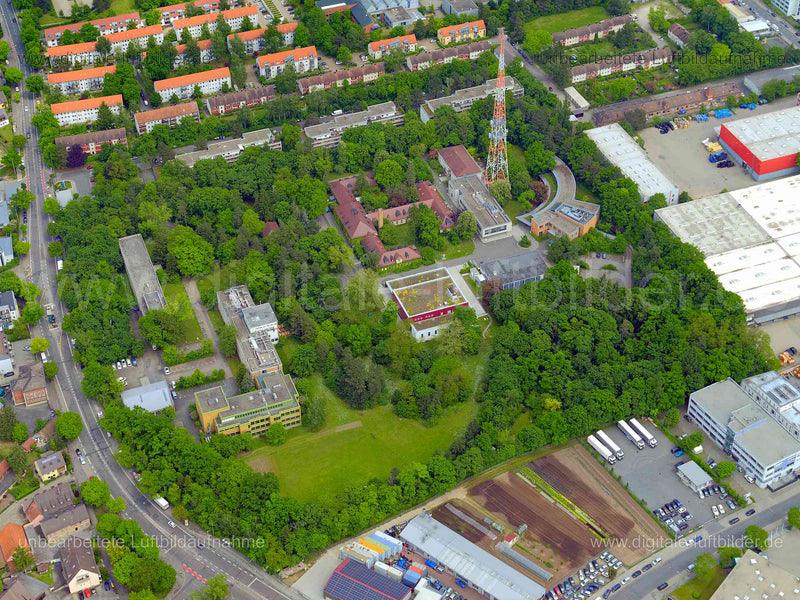 Luftaufnahme Bayerische Rundfunk in Nürnberg | Mittelfranken, Bayern