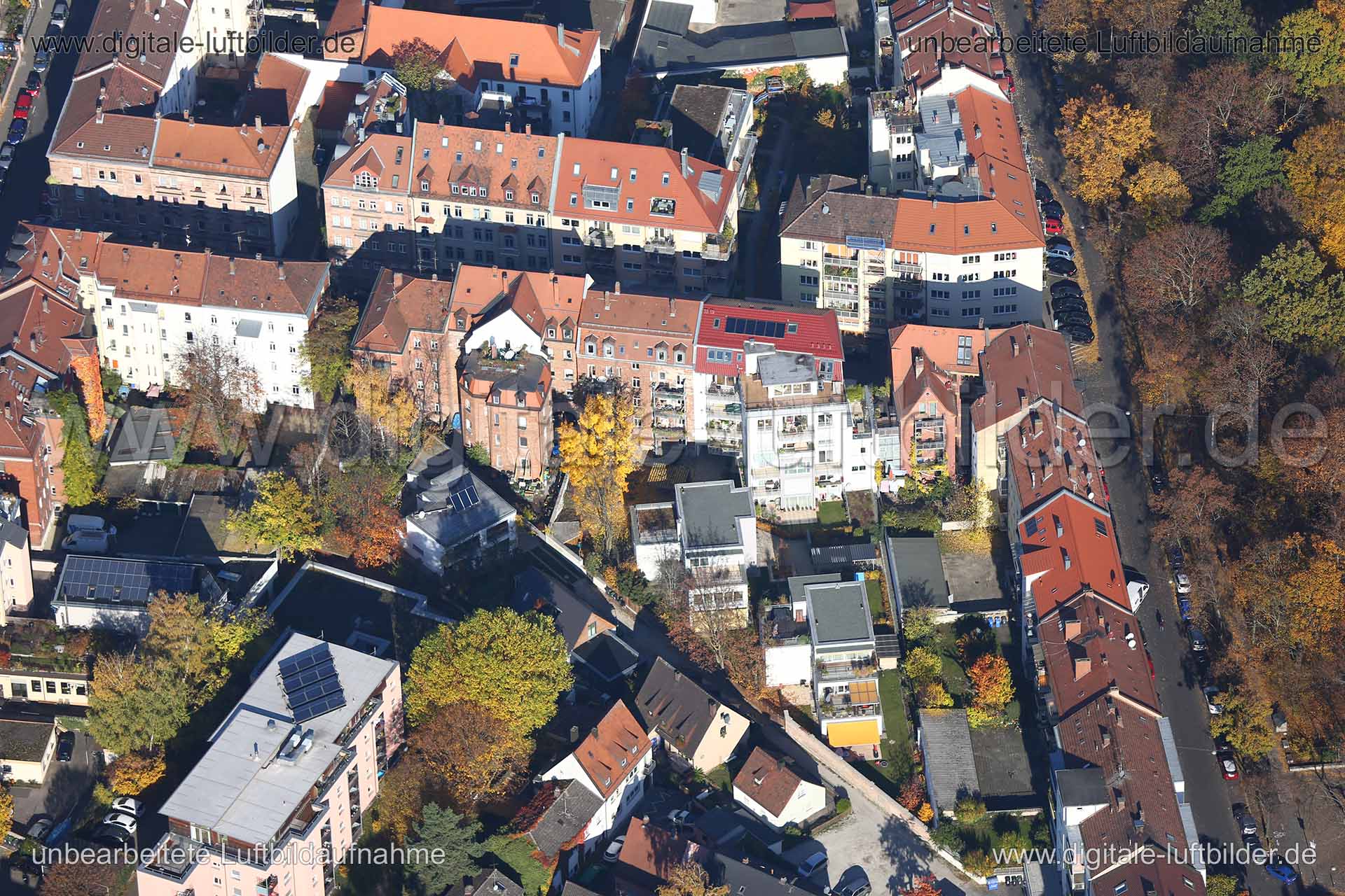 Luftaufnahme Berckhauserstraße in Nürnberg | Mittelfranken, Bayern