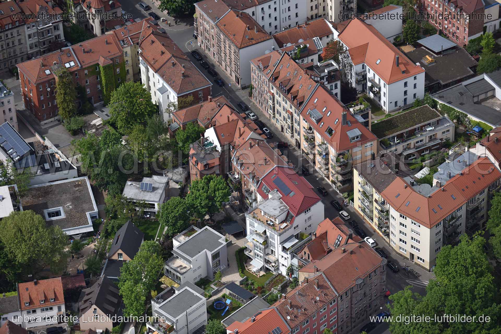 Luftaufnahme Berckhauserstraße in Nürnberg | Mittelfranken, Bayern