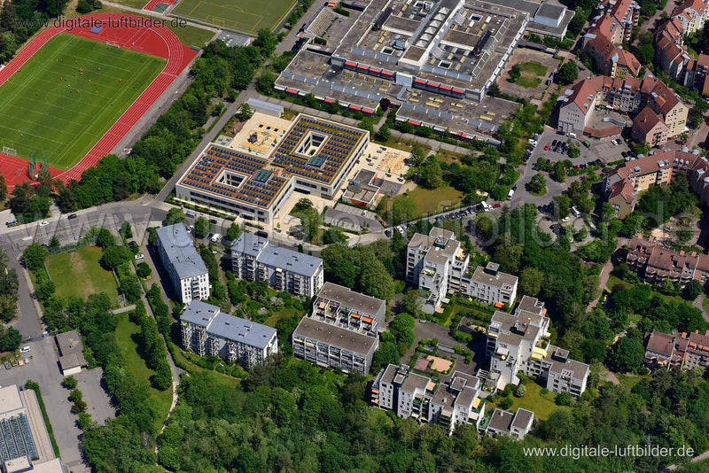 Luftaufnahme Bertolt-Brecht-Schule in Nürnberg | Mittelfranken, Bayern