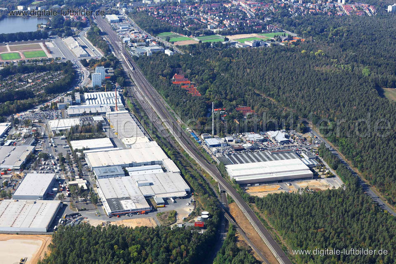 Luftaufnahme Beuthener Straße in Nürnberg | Mittelfranken, Bayern