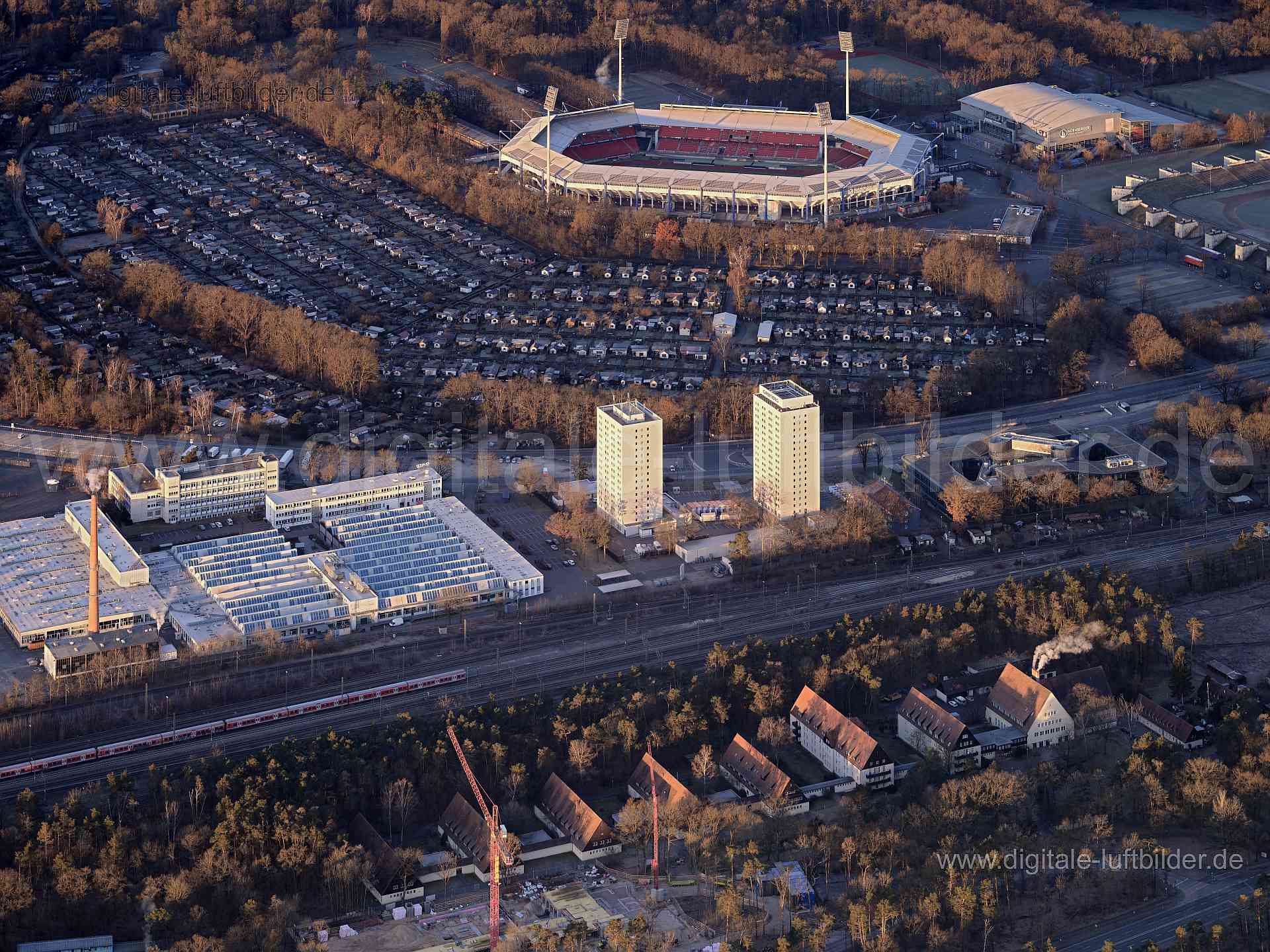 Luftaufnahme Beuthener Straße in Nürnberg | Mittelfranken, Bayern