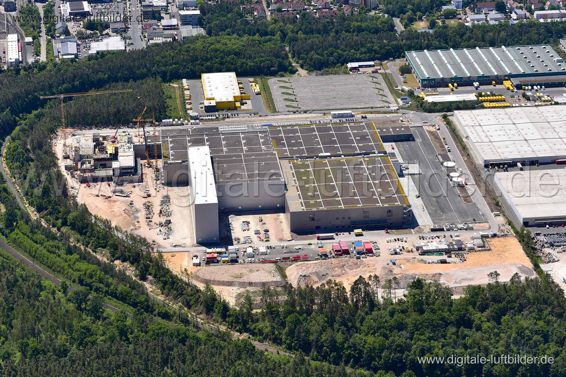 Luftaufnahme Beuthener Straße in Nürnberg | Mittelfranken, Bayern