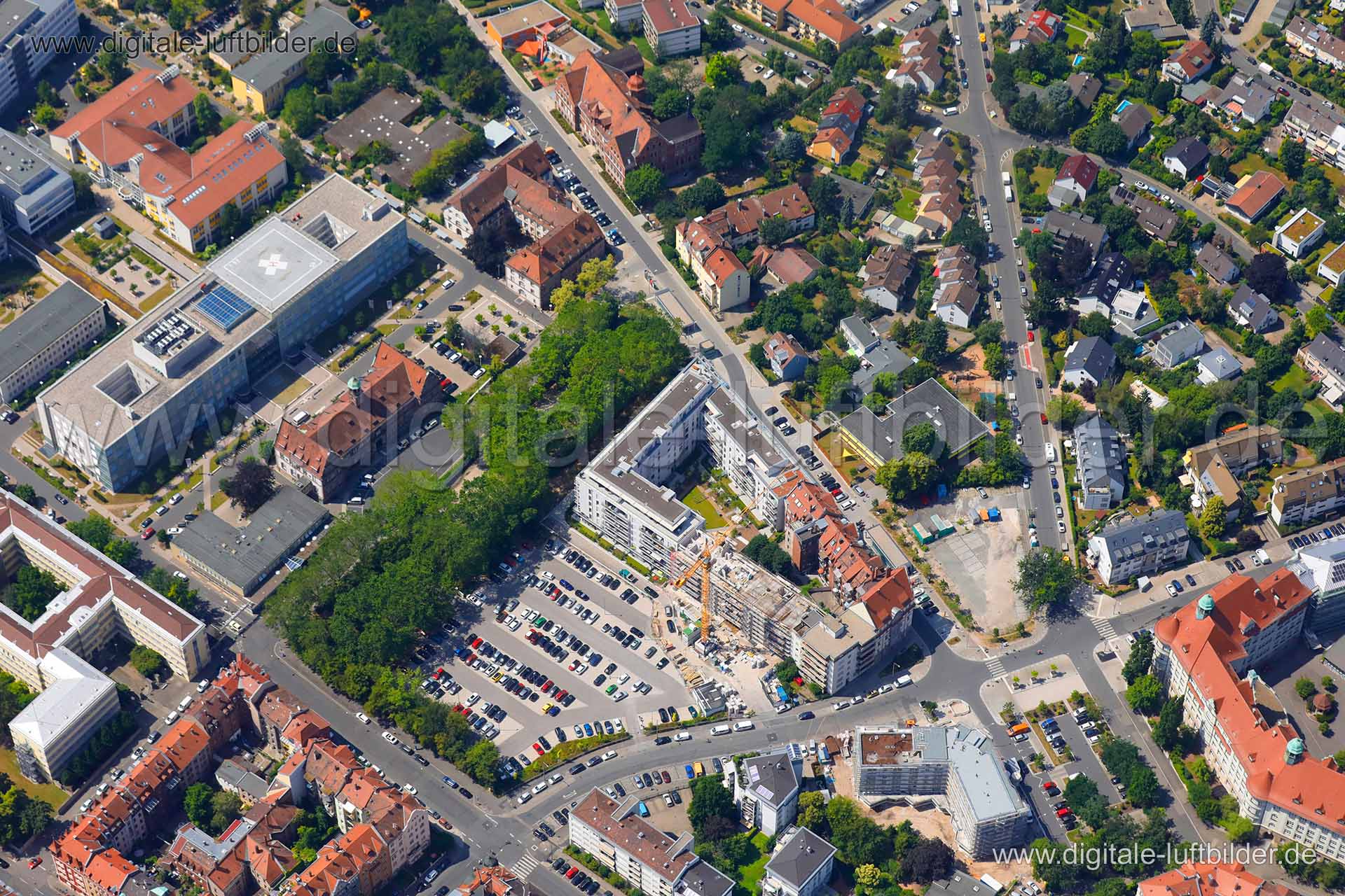 Luftaufnahme Bielingplatz in Nürnberg | Mittelfranken, Bayern