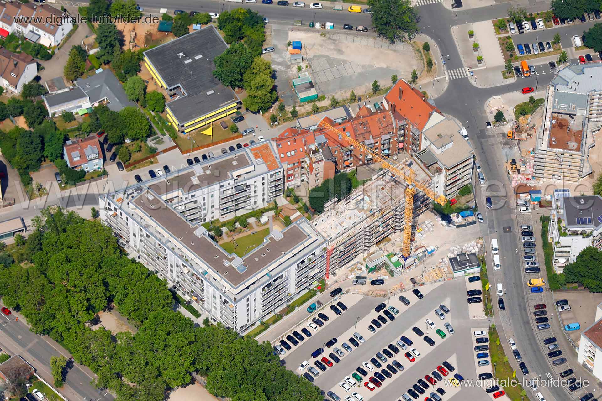 Luftaufnahme Bielingplatz in Nürnberg | Mittelfranken, Bayern