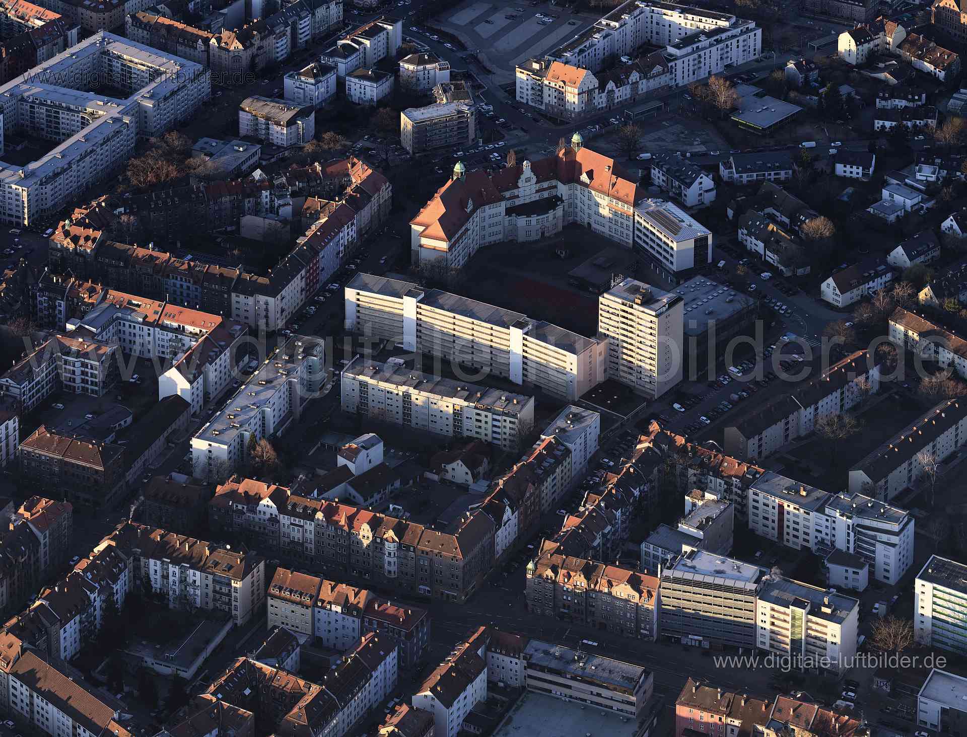 Luftaufnahme Bielingplatz in Nürnberg | Mittelfranken, Bayern