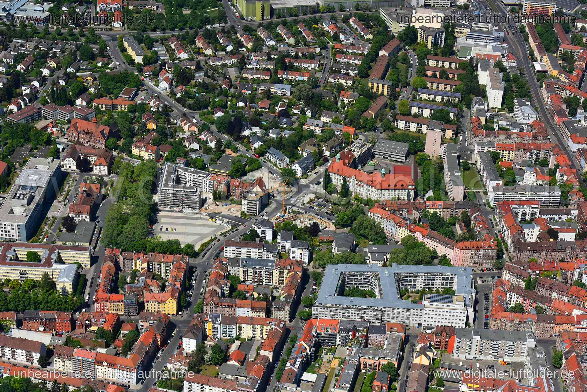 Luftaufnahme Bielingplatz in Nürnberg | Mittelfranken, Bayern