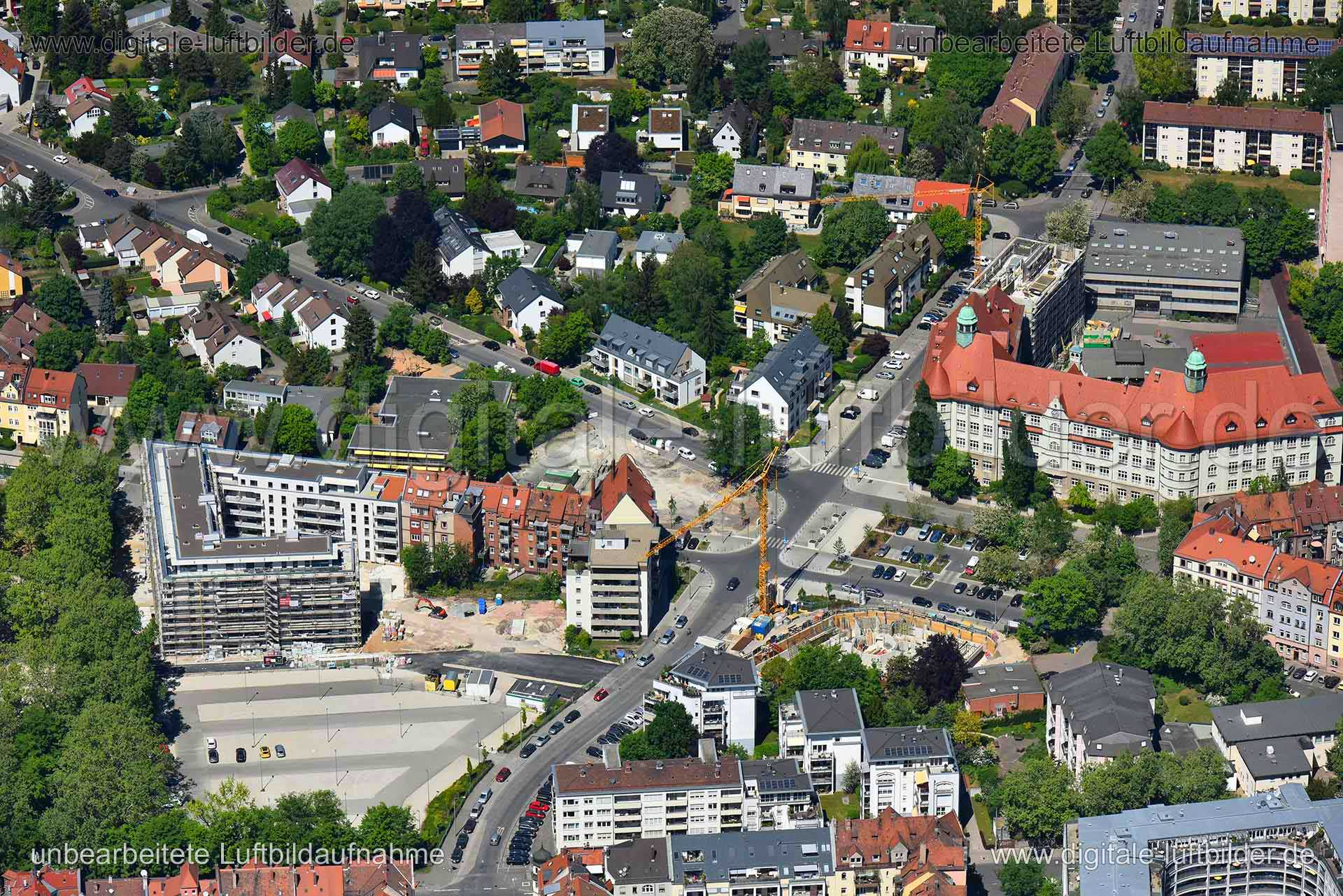 Luftaufnahme Bielingplatz in Nürnberg | Mittelfranken, Bayern