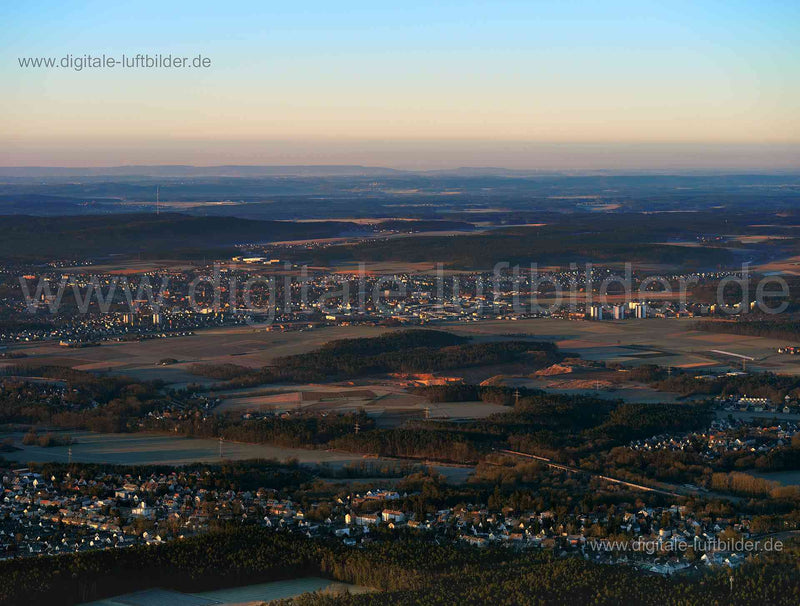 Luftaufnahme Blick Richtung Schwabach in Nürnberg | Mittelfranken, Bayern