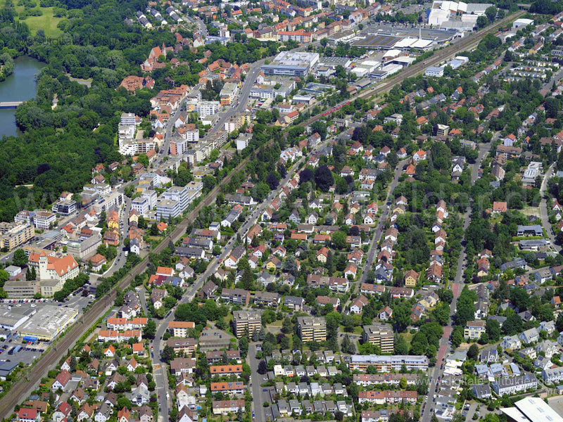 Luftaufnahme Blütenstraße in Nürnberg | Mittelfranken, Bayern