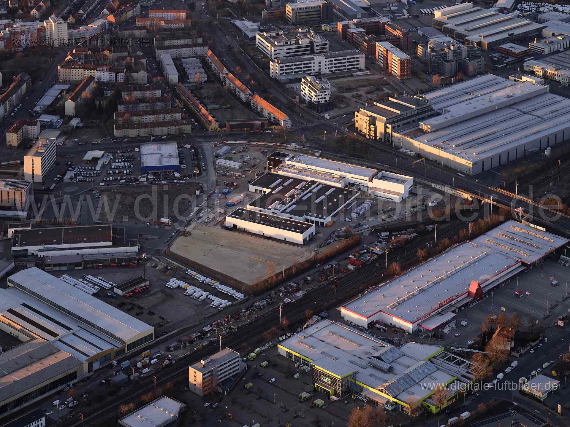 Luftaufnahme BMW Niederlassung in Nürnberg | Mittelfranken, Bayern