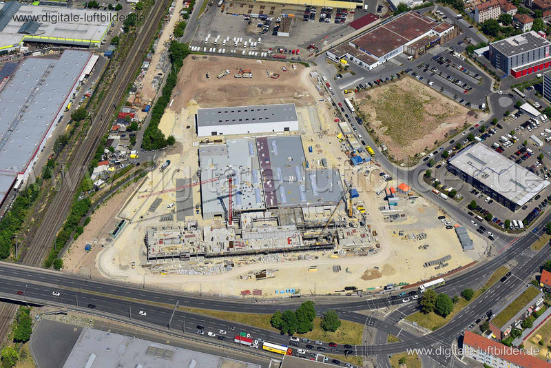 Luftaufnahme BMW Niederlassung (Baustelle) in Nürnberg | Mittelfranken, Bayern