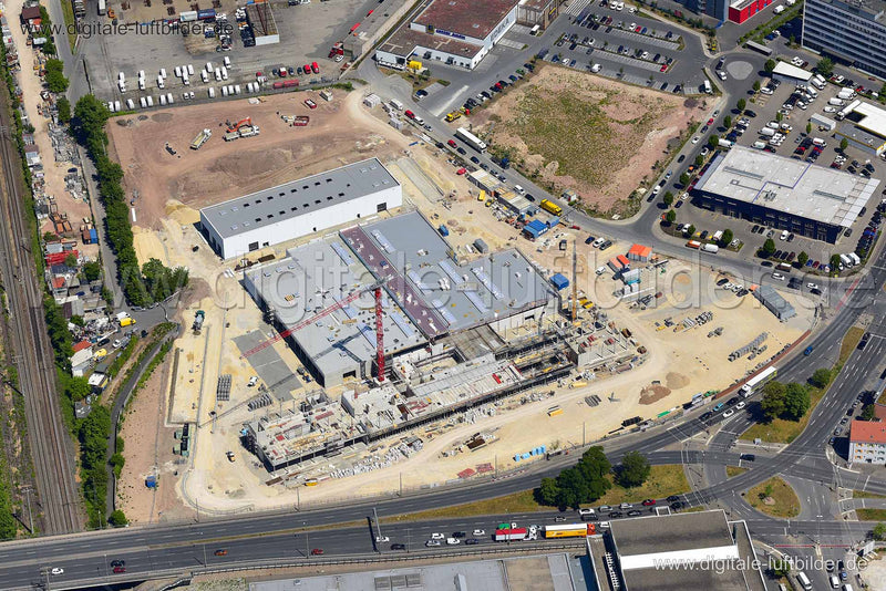 Luftaufnahme BMW Niederlassung (Baustelle) in Nürnberg | Mittelfranken, Bayern
