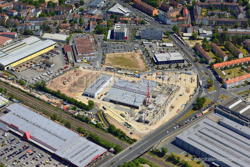 Luftaufnahme BMW Niederlassung (Baustelle) in Nürnberg | Mittelfranken, Bayern