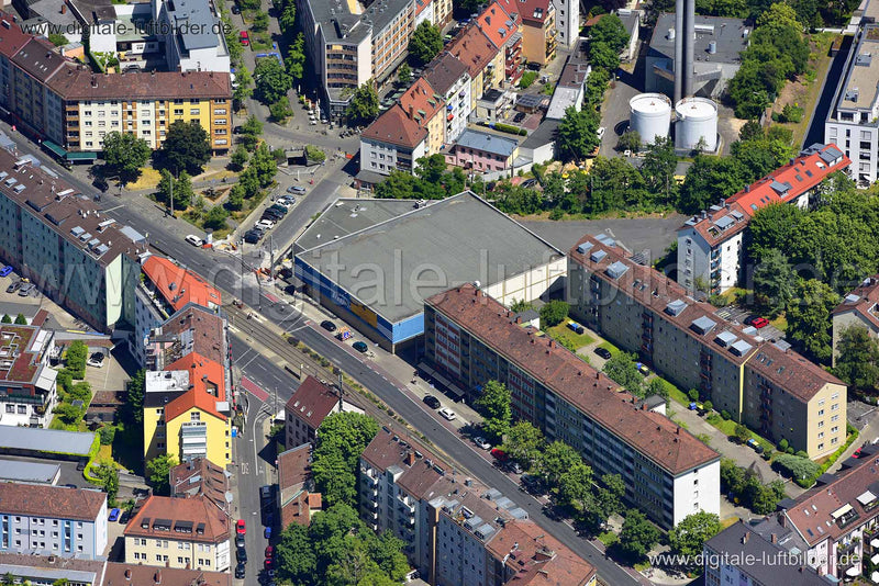 Luftaufnahme Bowling Brunswick in Nürnberg | Mittelfranken, Bayern