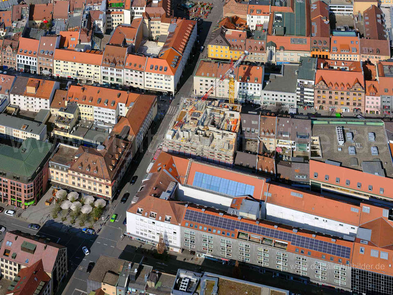 Luftaufnahme Breite Gasse in Nürnberg | Mittelfranken, Bayern