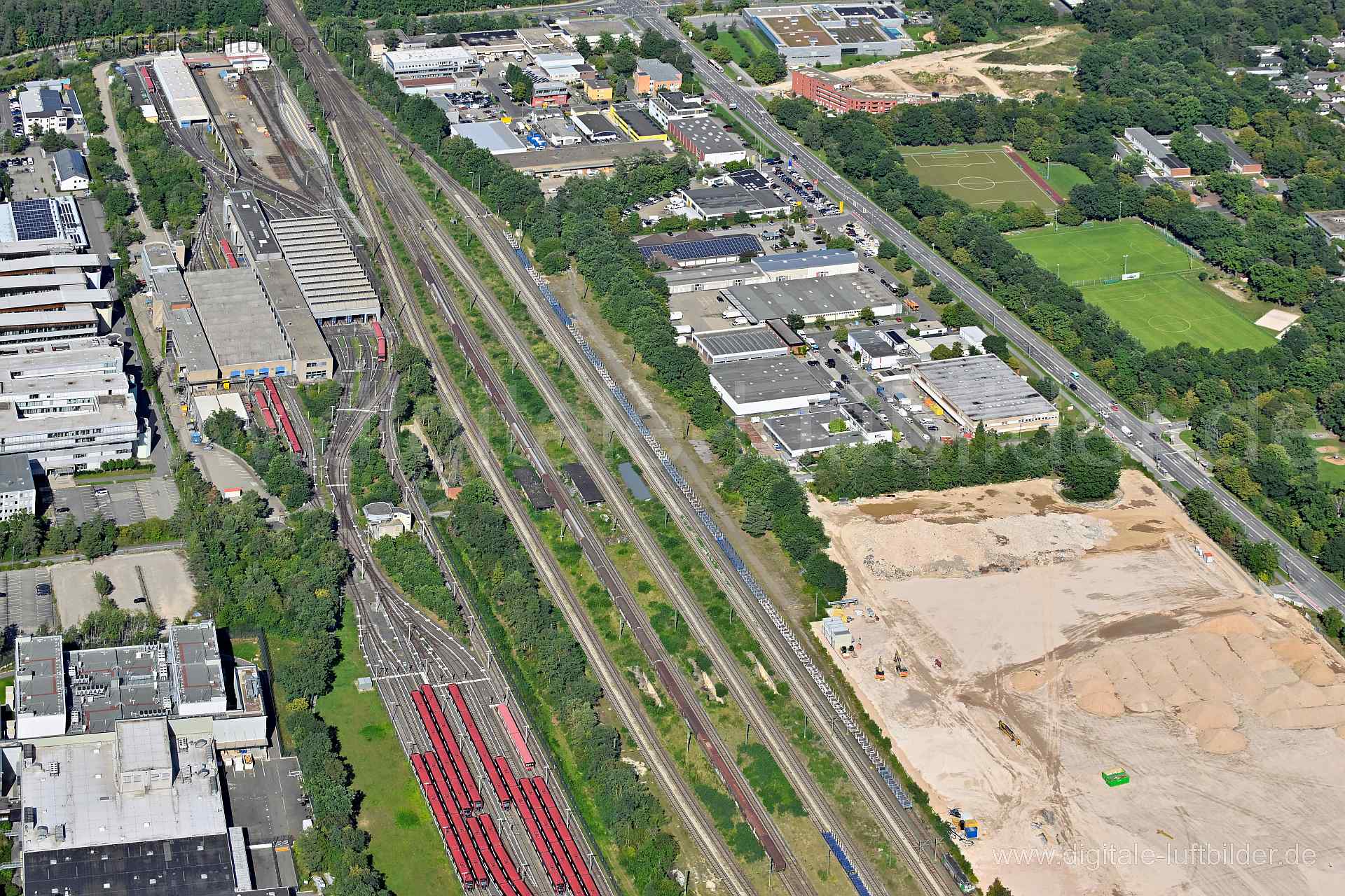 Luftaufnahme Breslauer Straße in Nürnberg | Mittelfranken, Bayern