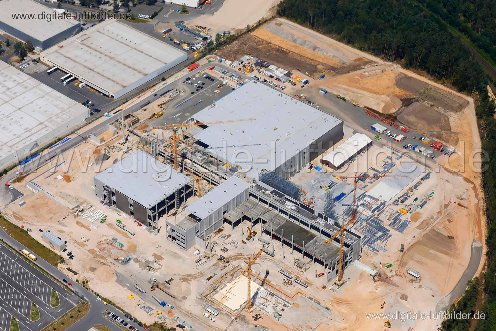 Luftaufnahme Briefzentrum Beuthener Straße in Nürnberg | Mittelfranken, Bayern