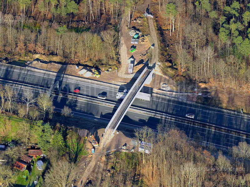 Luftaufnahme Brücke bei Buchenbühl in Nürnberg | Mittelfranken, Bayern