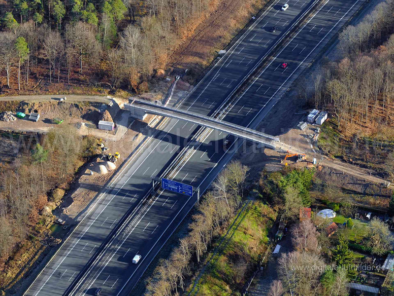 Luftaufnahme Brücke bei Buchenbühl in Nürnberg | Mittelfranken, Bayern
