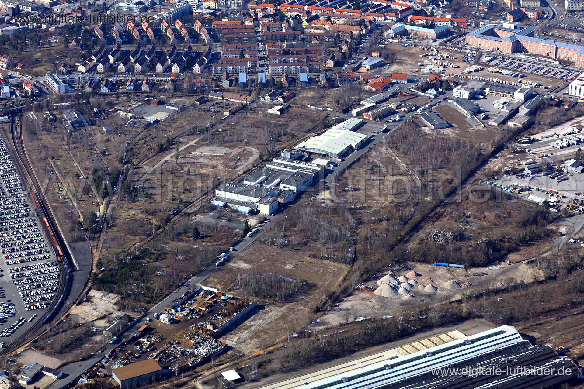 Luftaufnahme Brunecker Straße in Nürnberg | Mittelfranken, Bayern