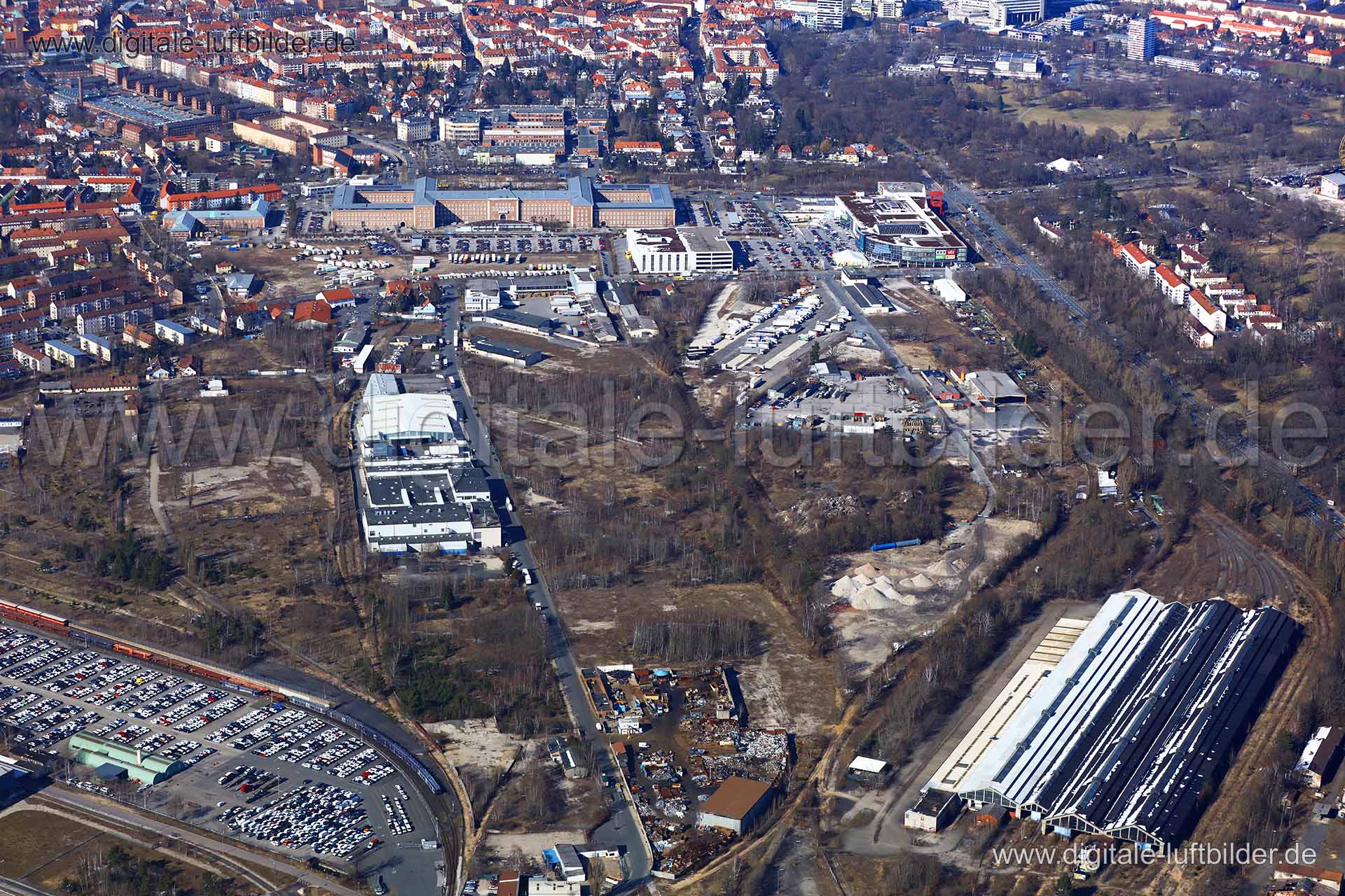 Luftaufnahme Brunecker Straße in Nürnberg | Mittelfranken, Bayern