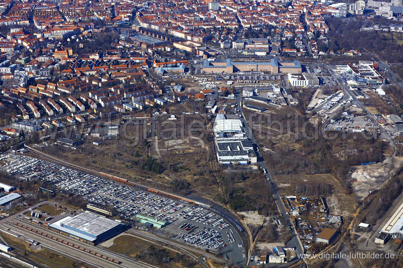 Luftaufnahme Brunecker Straße in Nürnberg | Mittelfranken, Bayern