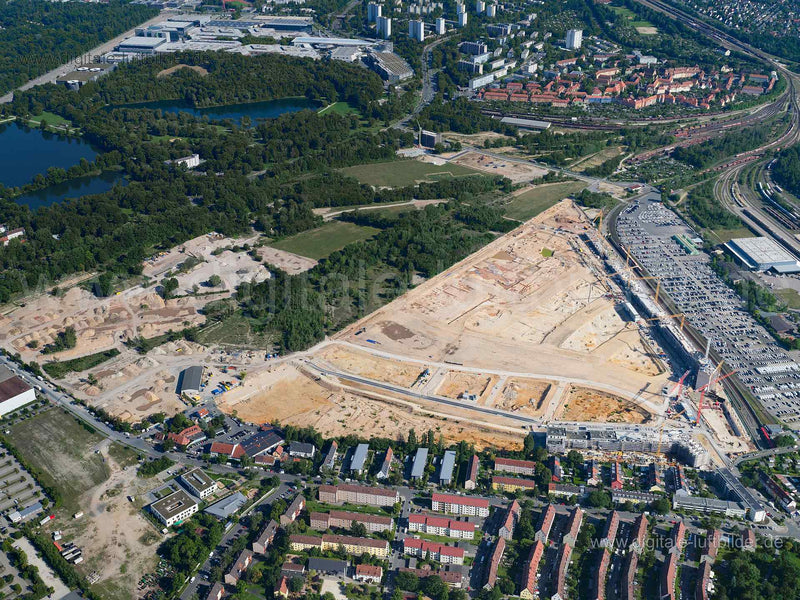 Luftaufnahme Brunecker Straße in Nürnberg | Mittelfranken, Bayern