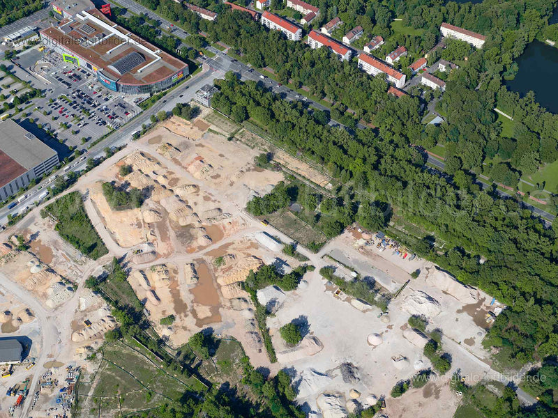 Luftaufnahme Brunecker Straße in Nürnberg | Mittelfranken, Bayern