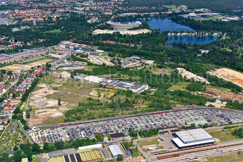 Luftaufnahme Brunecker Straße in Nürnberg | Mittelfranken, Bayern
