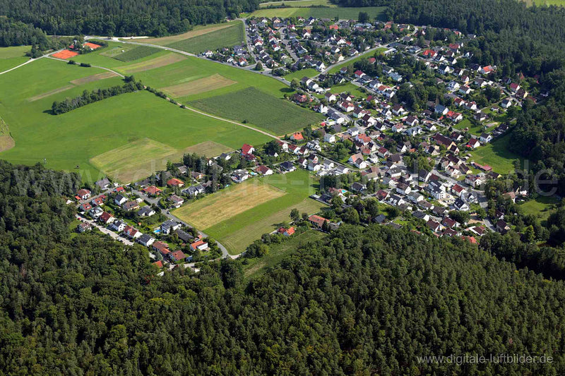 Luftaufnahme Brunn, Netzstall in Nürnberg | Mittelfranken, Bayern