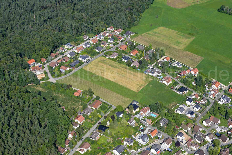Luftaufnahme Brunn, Netzstall in Nürnberg | Mittelfranken, Bayern