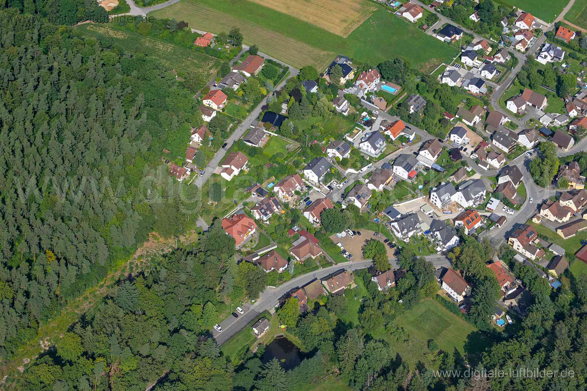 Luftaufnahme Brunn, Netzstall in Nürnberg | Mittelfranken, Bayern