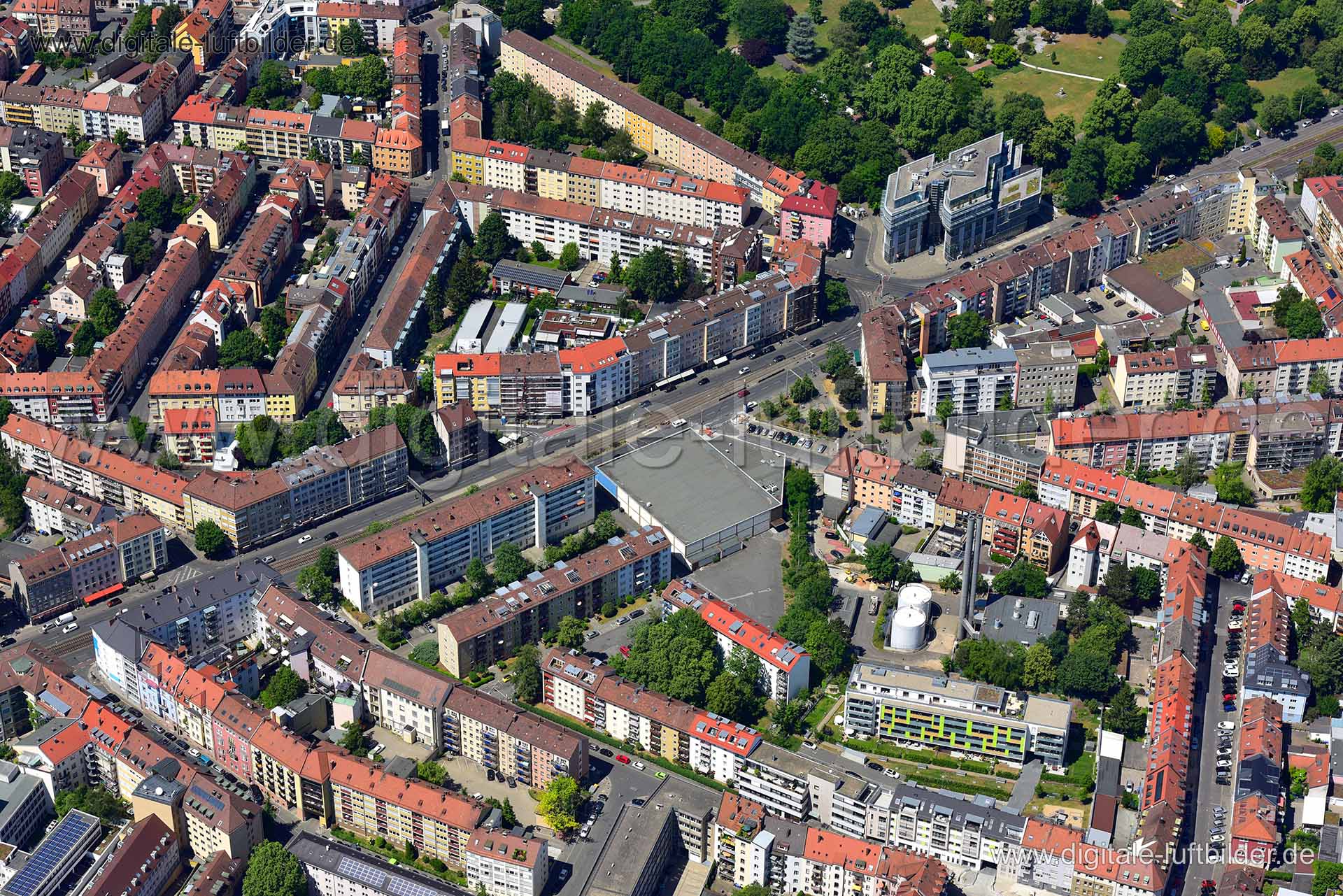 Luftbild Brunswick, Nürnberg