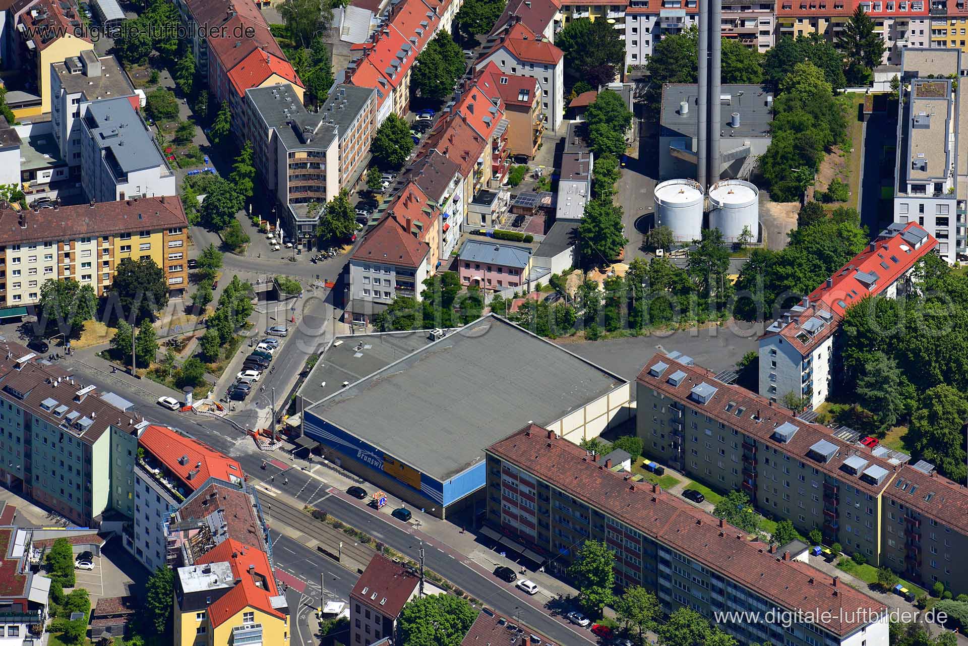 Luftbild Brunswick, Nürnberg