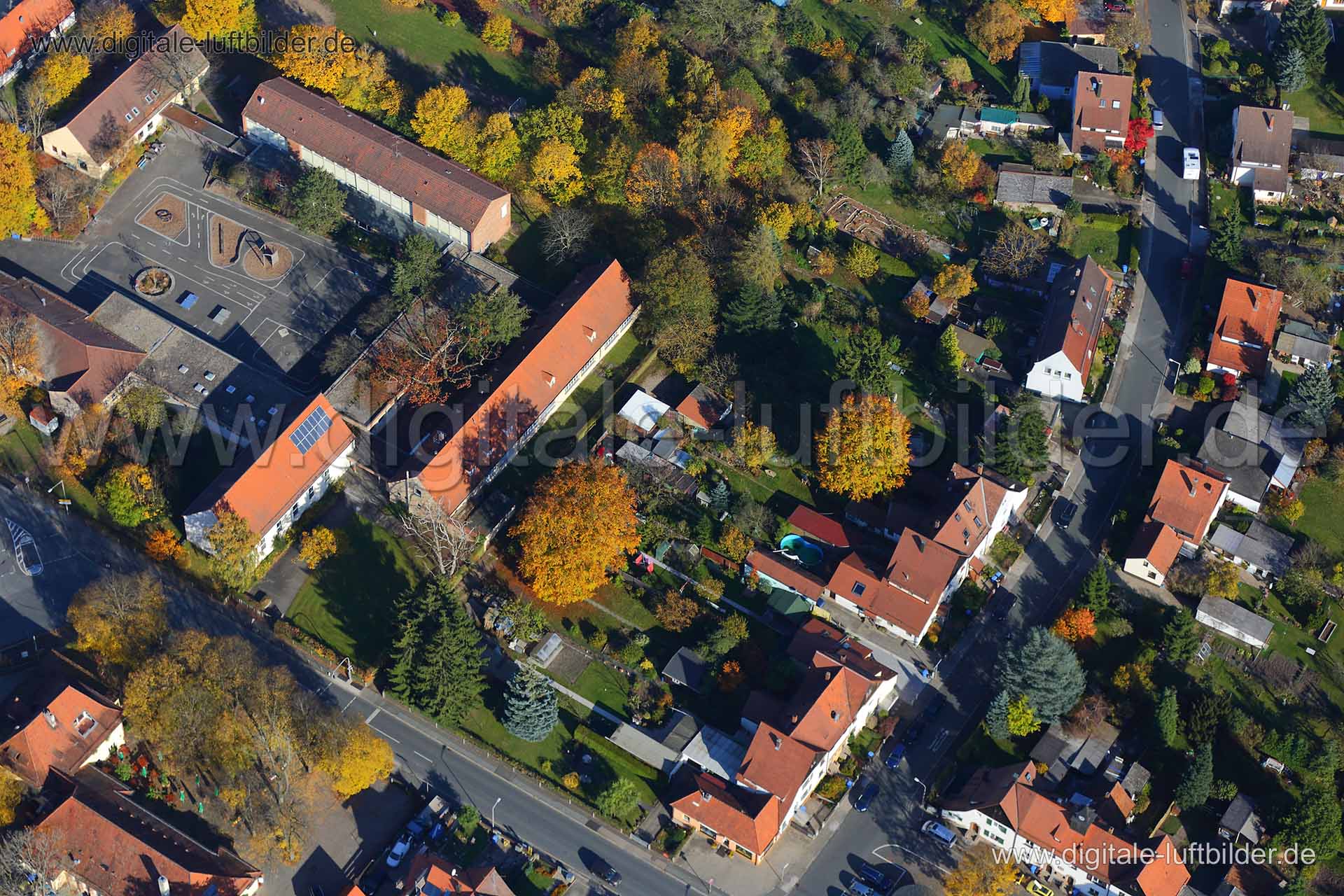 Luftaufnahme Buchenbühl Schule in Nürnberg | Mittelfranken, Bayern