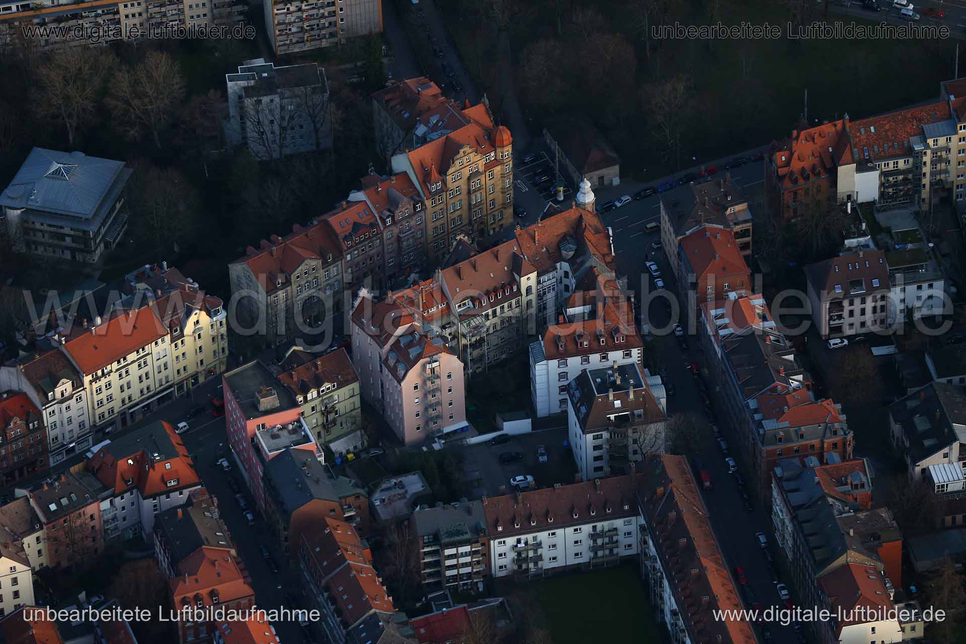 Luftaufnahme Bucher Straße in Nürnberg | Mittelfranken, Bayern