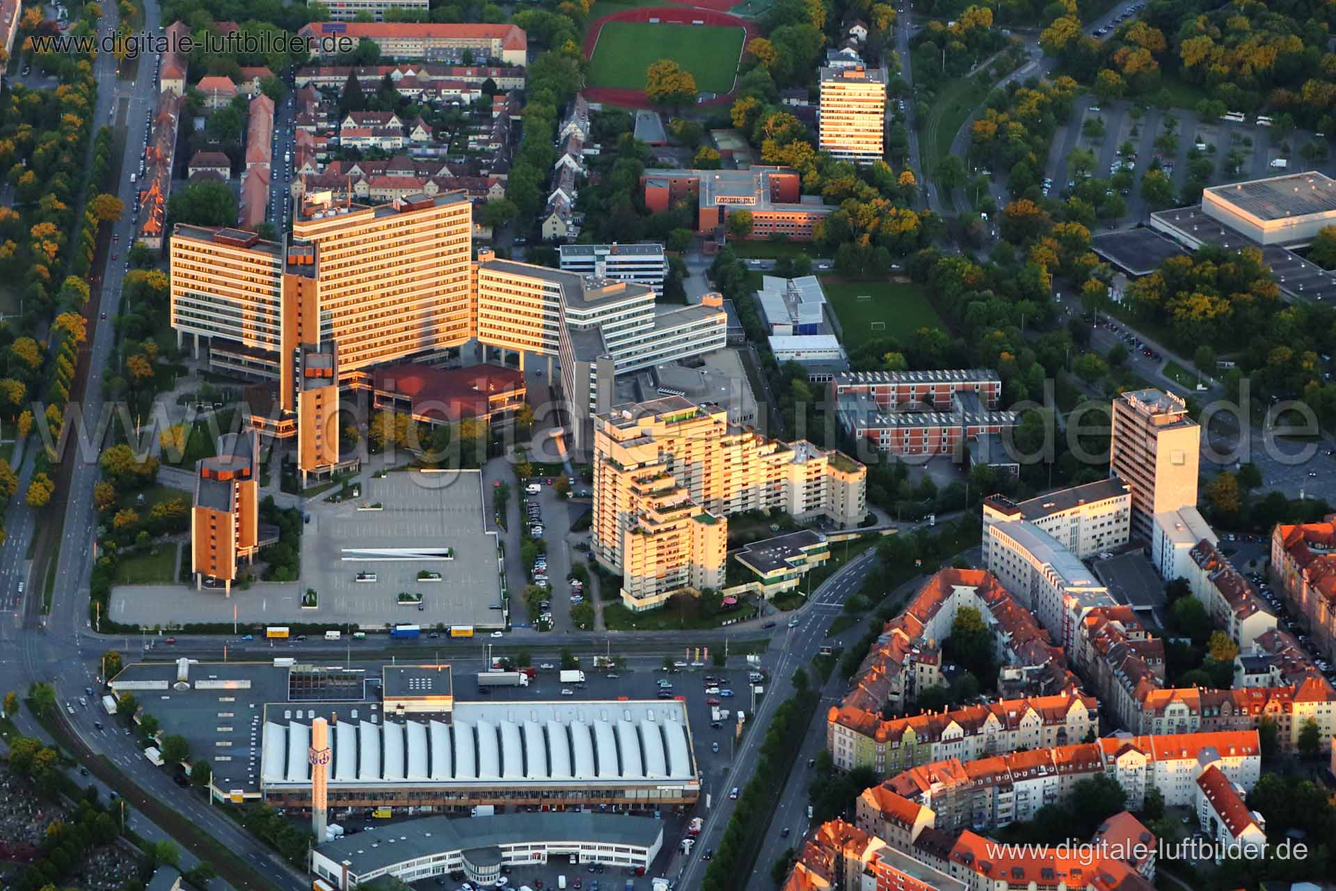 Luftaufnahme Bundesagentur für Arbeit in Nürnberg | Mittelfranken, Bayern
